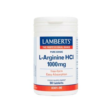 Lamberts L - Arginine HCI 1000mg 90 tabs