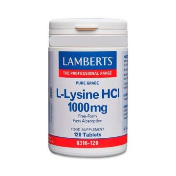 Lamberts L-Lysine 1000mg 120 tabs