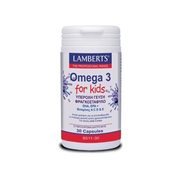Lamberts Omega 3 for Kids Berry Bursts 30 caps