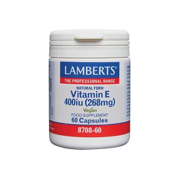 Lamberts Natural Form Vitamin E 400iu 60 caps