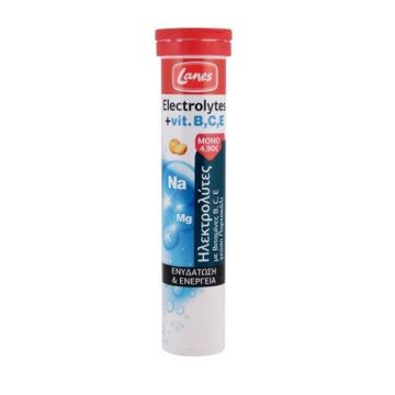 Lanes Electrolytes + Vits B, C & E 20 Αναβράζοντα Δίσκια