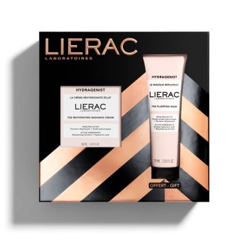 Lierac Hydragenist Set Δώρου Κρέμα Ενυδάτωσης & Λάμψης 50ml + ΔΩΡΟ Μάσκα Αναπλήρωσης 75ml
