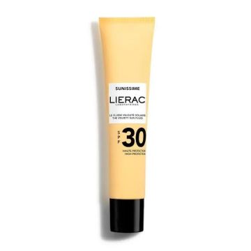 Lierac Sunissime The Velvety Sun Fluid SPF30, Λεπτόρρευστο Βελούδινο Αντηλιακό Προσώπου 40ml