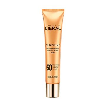 Lierac Sunissime Protective BB Fluid Global Anti-Aging Golden Face & Decollete SPF50+ 40ml