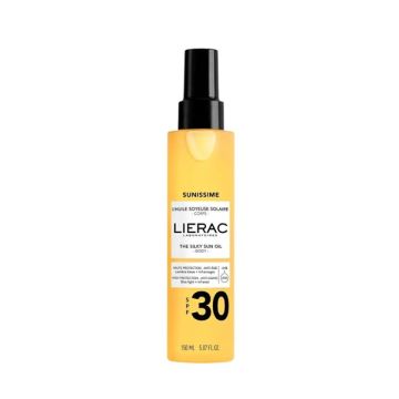 Lierac Sunissime The Silky Sun Body Oil SPF30 Αντηλιακό Λάδι Σώματος 150ml