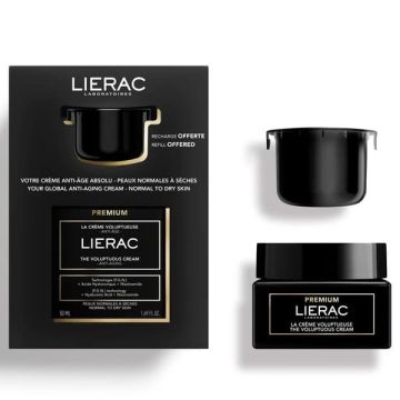 Lierac Voluptueuse Promo με Lierac Premium The Voluptuous Cream Αντιγηραντική Κρέμα για Σύσφιξη 50ml + The Voluptuous Cream Ανταλλακτικό 50ml