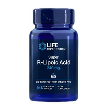Life Extension Super R-Lipoic Acid 240mg Gluten Free 60 caps