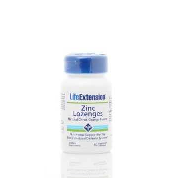 LIFE EXTENSION ZINC GLUCONATE LOZENGES -24MG. 60
