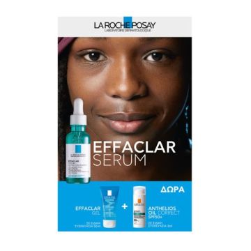 LA ROCHE POSAY Effaclar Ultra Concentrated Serum 30ml + ΔΩΡΟ Effaclar Gel 50ml + Αnthelios Oil Correct SPF50+ 3ml