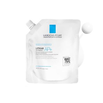 La Roche Posay Lipikar Syndet AP+ Refill Κρεμώδες Αφρόλουτρο για το Ξηρό Δέρμα με Τάση Ατοπίας 400ml