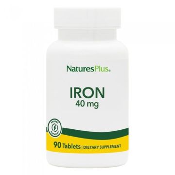 Natures Plus Iron 40mg 90tabs