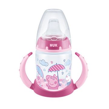 Nuk Εκπαιδευτικό Μπιμπερό με Λαβές First Choice 6m+ Peppa Pig 150ml
