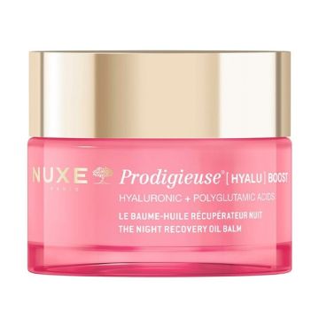 Nuxe Prodigieuse Hyalu Boost The Night Recovery Oil Balm Κρέμα Νυκτός για Βαθιά Ενυδάτωση & Λάμψη 50ml