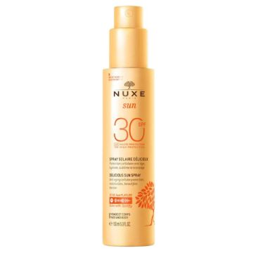 Nuxe Delicious Sun Spray High Protection SPF30 Αντηλιακό Γαλάκτωμα για Πρόσωπο & Σώμα 150ml