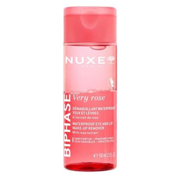 Nuxe Very Rose Make-Up Remover Eyes & Lips Διφασικό Ντεμακιγιάζ για Μάτια & Χείλη 100ml