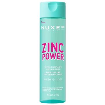 Nuxe Zinc Power Purifying and Spot Control Τόνερ Καθαρισμού για Μείωση Πόρων 200ml