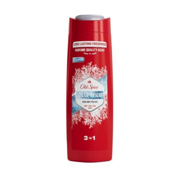 Old Spice Cold Spice Ανδρικό Αφρόλουτρο & Σαμπουάν Πολλαπλών Χρήσεων 3-Σε-1 400ml