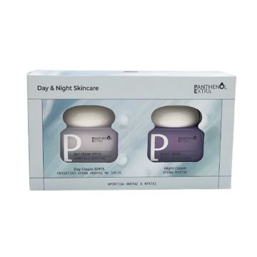 Panthenol Extra Day & Night Skincare Set Κρέμα Ημέρας με SPF15 50ml & Κρέμα Νύχτας 50ml 