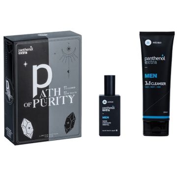 Panthenol Extra Men Promo Path of Purity με Ανδρικό Σαμπουάν - Αφρόλουτρο 200ml +  Ανδρικό Άρωμα 50ml