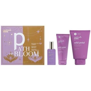 Panthenol Extra Promo Path of Bloom με Wild Petal 3in1 Cleanser Σαμπουάν-Αφρόλουτρο 200ml + Wild Petal Body Milk Ενυδατικό Γαλάκτωμα Σώματος 100ml + Wild Petal Eau De Toilette Γυναικείο Άρωμα 50ml