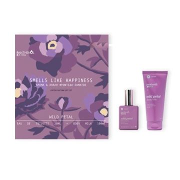  Panthenol Extra Smells Like Happiness Wide Petal Promo με Eau De Toilette 20ml + Body Lotion 100ml 