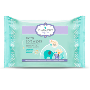 Pharmasept Baby Soft Wipes Μαντηλάκια Καθαρισμού για Χέρια & Πρόσωπο 30τμχ