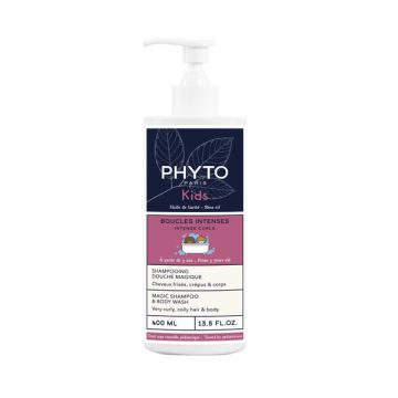 Phyto Kids Intense Curls Magic Shampoo & Body Wash Μαγικό Σαμπουάν & Αφρόλουτρο 400ml 