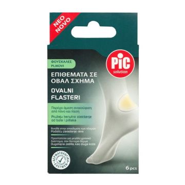 Pic Solution Cerotti Ovali Επιθέματα για Φουσκάλες Οβάλ 6τεμ
