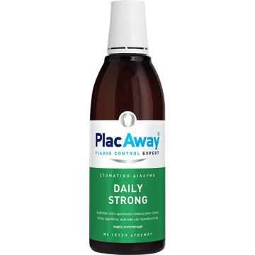 Plac Away Daily Strong Στοματικό Διάλυμα με Δροσερή Γεύση Δυόσμου, 500ml