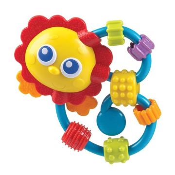 Nuk Playgro Curly Critters- Κουδουνίστρα 3m+ Λιοντάρι