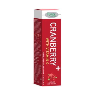 Power Health Cranberry Stevia με Βιταμίνη C 20 Αναβράζοντα Δισκία
