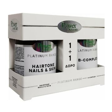 Power Health Platinum Range Συμπλήρωμα Διατροφής για Υγιή Μαλλιά Δέρμα και Νύχια Hairtone Νails & Skin 30tabs & Δώρο B-Complex 20tabs 