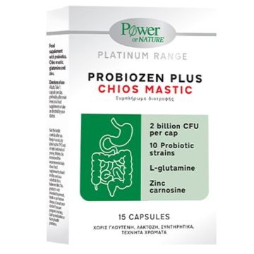 Power of Nature Platinum Probiozen Plus Chios Mastic 15 caps