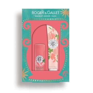 Roger & Gallet Fleur de Figuier Gift Set, Lip Balm 3.5gr + Κρέμα Χεριών 30ml