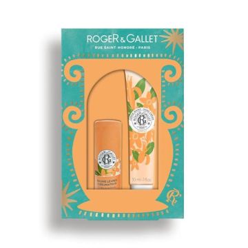 Roger & Gallet Neroli Gift Set Lip Balm 3.5 gr & Κρέμα Χεριών 30ml