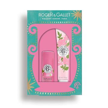Roger & Gallet Rose Gift Set, Lip Balm 3.5 gr + Κρέμα Χεριών 30ml