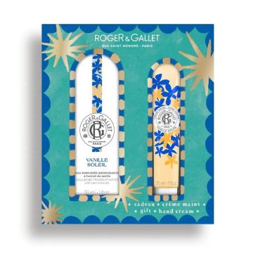 Roger & Gallet Vanille Soleil Wellbeing Fragrant Water Gift Set, Άρωμα 30ml + ΔΩΡΟ Κρέμα Χεριών 30ml