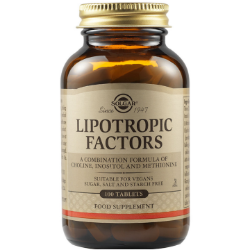 SOLGAR LIPOTROPIC FACTORS TABS 100S