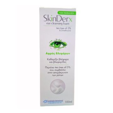 Skinderx Eye Foam Αφρός Καθαρισμού Βλεφάρων 100ml