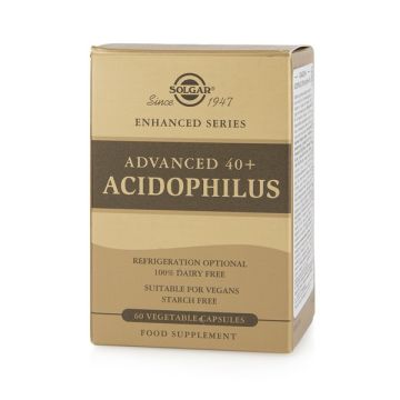 Solgar Acidophilus 40+ Advanced, Προβιοτικό Συμπλήρωμα Διατροφής, 60caps