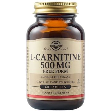 Solgar L-Carnitine 500mg 60 ταμπλέτες 