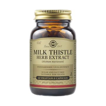 Solgar Milk Thistle Herb & Seed Extract 60 Κάψουλες