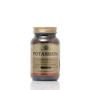 SOLGAR POTASSIUM GLUCONATE 99MG100S