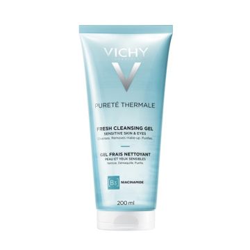 Vichy Purete Thermale Fresh Cleansing Gel Καθαρισμού για Ευαίσθητες Επιδερμίδες 200ml